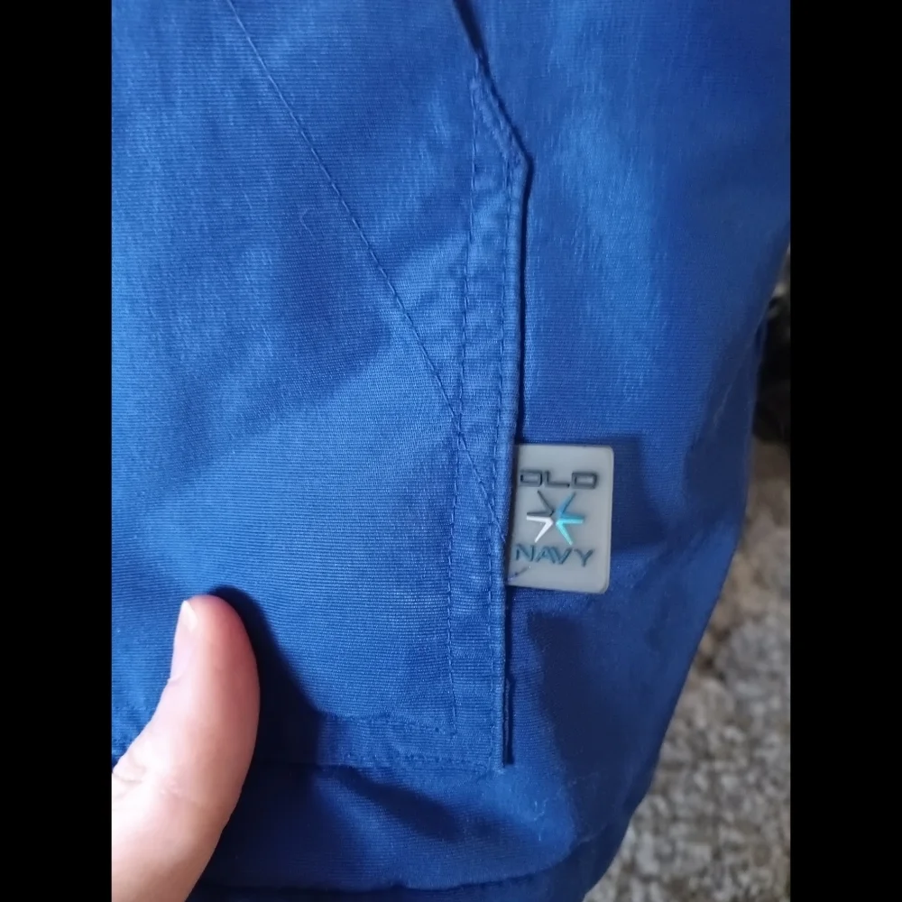 🖤*4/$15* Old Navy Boys Lined Jacket Blue Black Winter Fleece Nylon 8 Kids